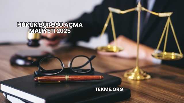 Hukuk Bürosu Açma Maliyeti 2025