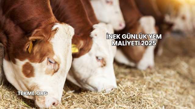 İnek Günlük Yem Maliyeti 2025