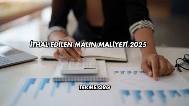 İthal Edilen Malın Maliyeti 2025