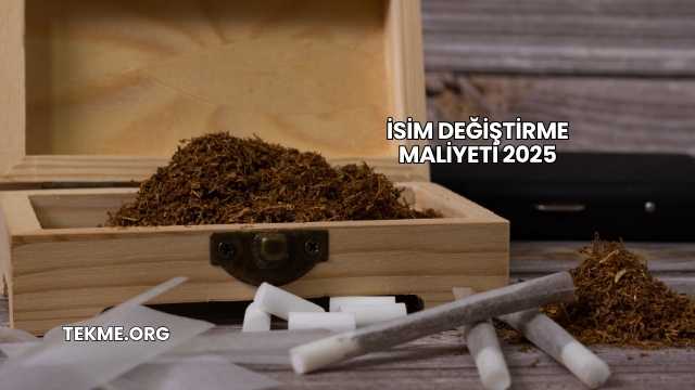 İsim Değiştirme Maliyeti 2025