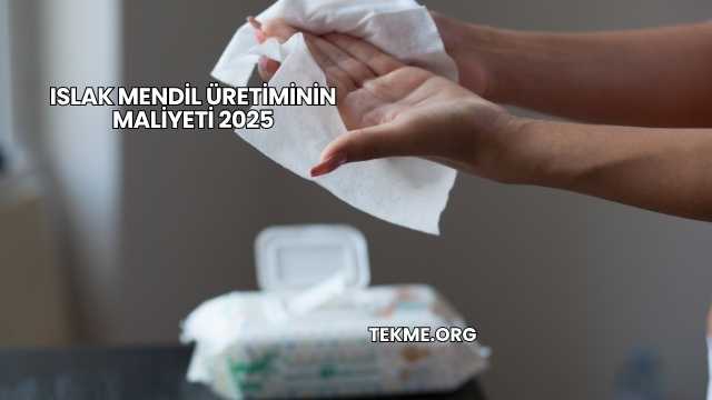 Islak Mendil Üretiminin Maliyeti 2025