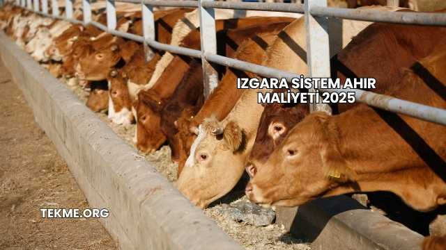 Izgara Sistem Ahır Maliyeti 2025