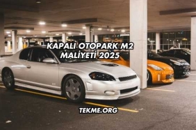 Kapalı Otopark m2 Maliyeti 2025