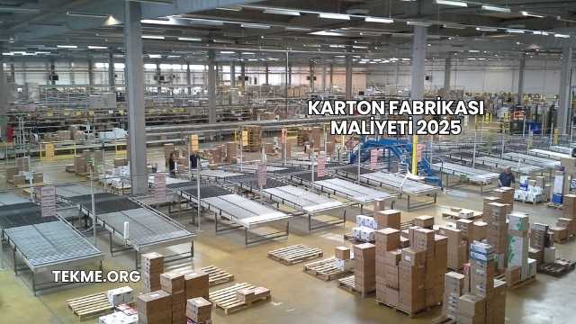 Karton Fabrikası Maliyeti 2025