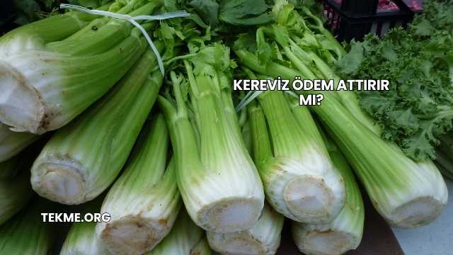 Kereviz Ödem Attırır mı?