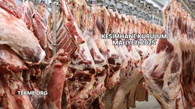 Kesimhane Kurulum Maliyeti 2025