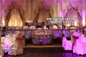 Kır Düğün Salonu Maliyeti 2025