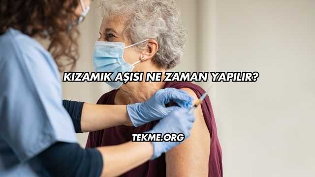 Kızamık Aşısı Ne Zaman Yapılır?