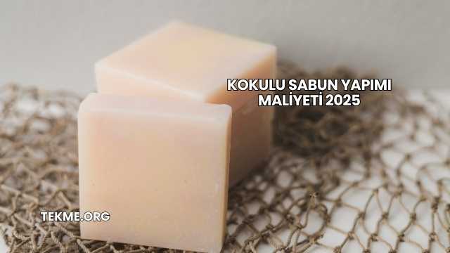 Kokulu Sabun Yapımı Maliyeti 2025