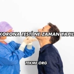 Korona Testi Ne Zaman Yapılır?