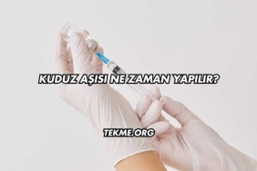 Kuduz Aşısı Ne Zaman Yapılır?