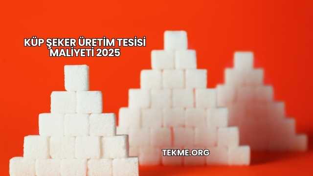 Küp Şeker Üretim Tesisi Maliyeti 2025