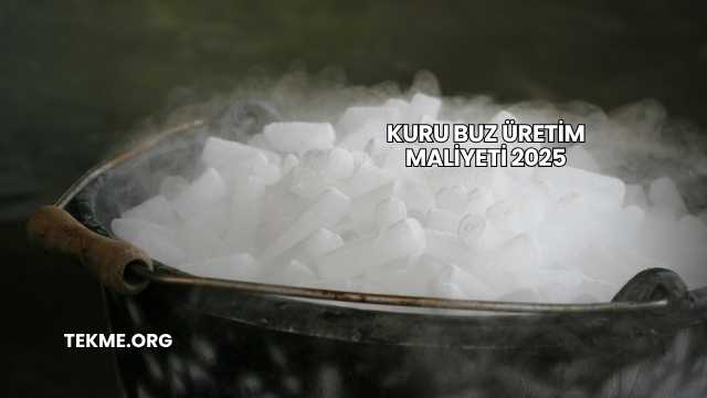 Kuru Buz Üretim Maliyeti 2025