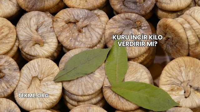 Kuru İncir Kilo Verdirir mi?
