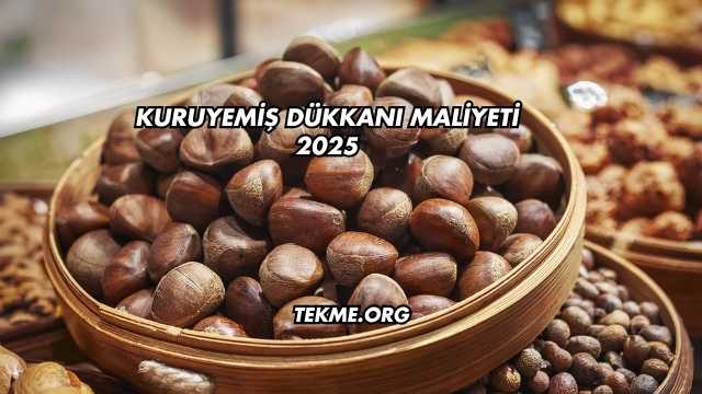 Kuruyemiş Dükkanı Maliyeti 2025