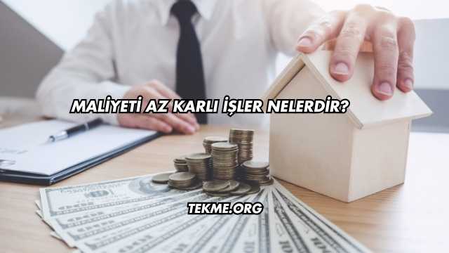 Maliyeti Az Karlı İşler Nelerdir?