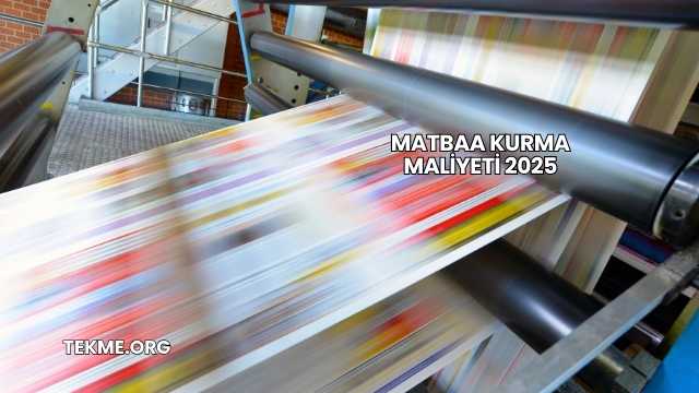 Matbaa Kurma Maliyeti 2025