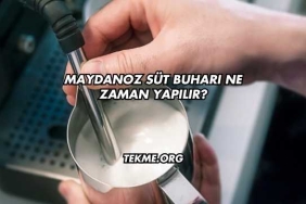 Maydanoz Süt Buharı Ne Zaman Yapılır?