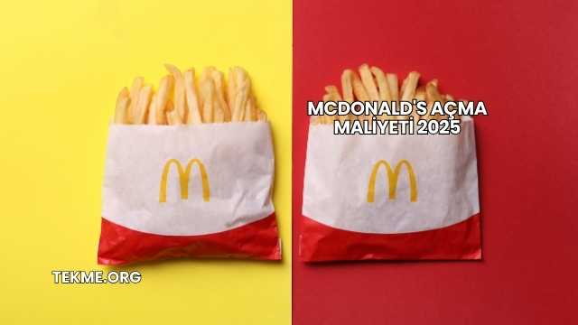 McDonald's Açma Maliyeti 2025