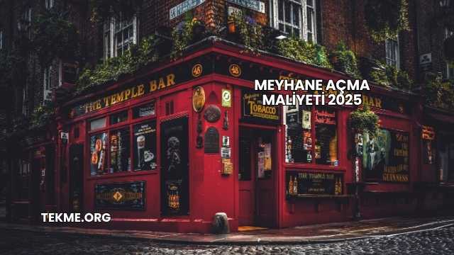 Meyhane Açma Maliyeti 2025