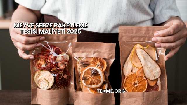Meyve Sebze Paketleme Tesisi Maliyeti 2025