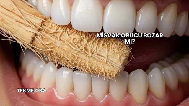 Misvak Orucu Bozar mı?