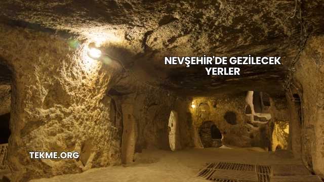 Nevşehir'de Gezilecek Yerler
