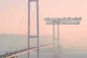 Osman Gazi Köprüsü Maliyeti Ne Kadar?