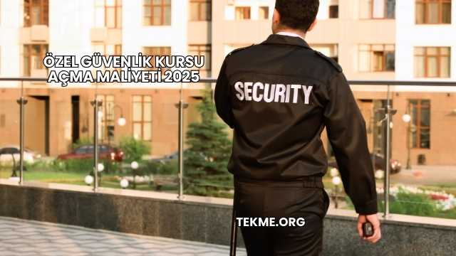 Özel Güvenlik Kursu Açma Maliyeti 2025