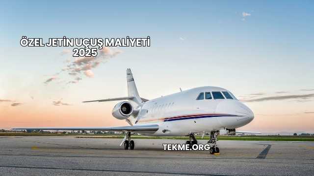 Özel Jetin Uçuş Maliyeti 2025