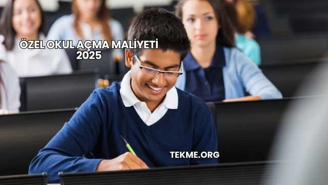 Özel Okul Açma Maliyeti 2025