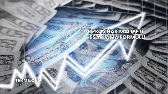 Özkaynak Maliyeti Hesaplama Formülü