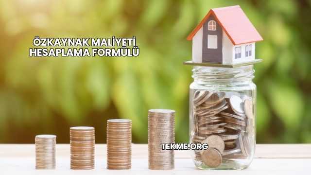 Özkaynak Maliyeti Hesaplama Formülü