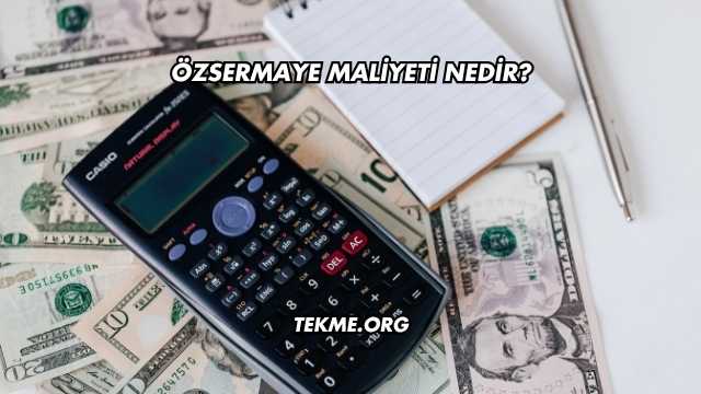 Özsermaye Maliyeti Nedir?