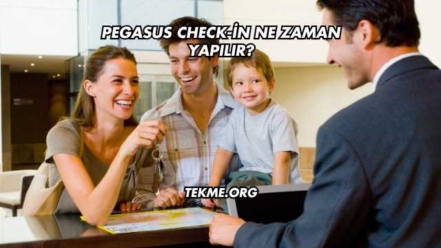 Pegasus Check-in Ne Zaman Yapılır?