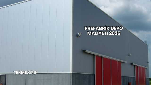 Prefabrik Depo Maliyeti 2025