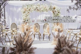 Prefabrik Düğün Salonu Maliyeti 2025