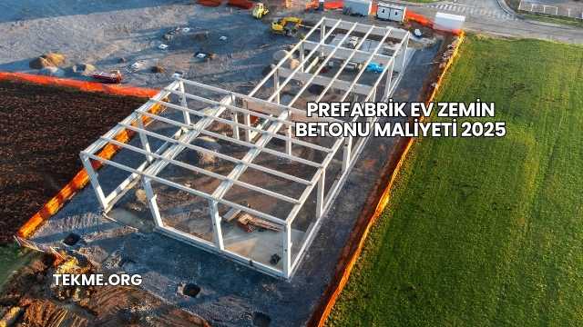 Prefabrik Ev Zemin Betonu Maliyeti 2025