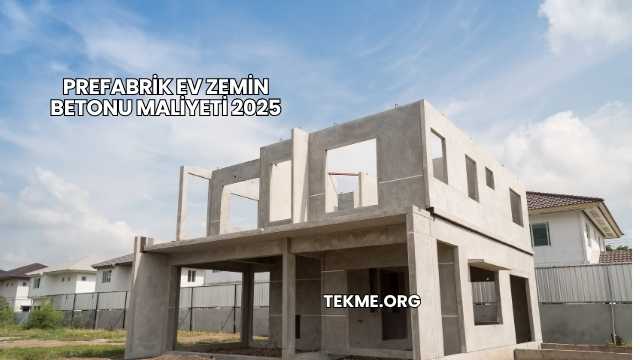 Prefabrik Ev Zemin Betonu Maliyeti 2025