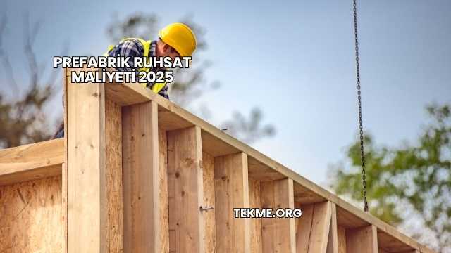 Prefabrik Ruhsat Maliyeti 2025