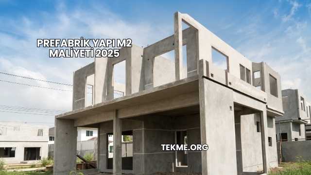 Prefabrik Yapı m2 Maliyeti 2025