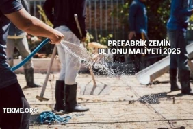 Prefabrik Zemin Betonu Maliyeti 2025