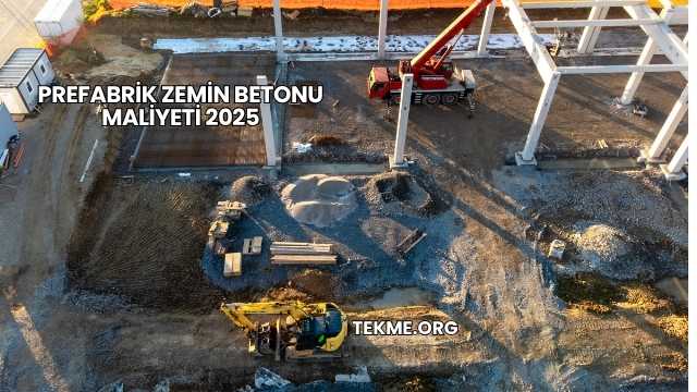 Prefabrik Zemin Betonu Maliyeti 2025
