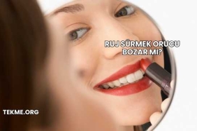 Ruj Sürmek Orucu Bozar mı?