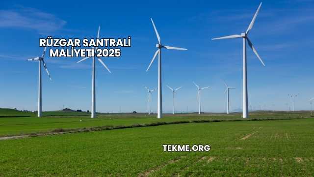 Rüzgar Santrali Maliyeti 2025