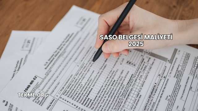 SASO Belgesi Maliyeti 2025