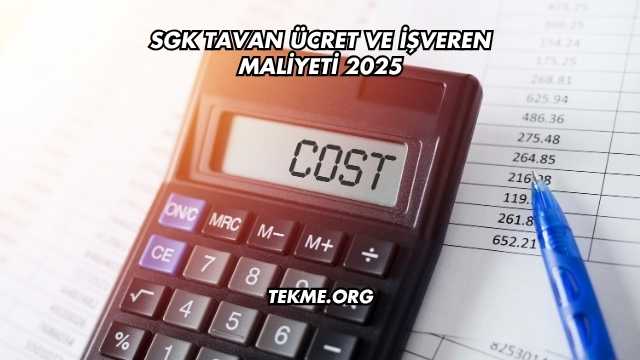 SGK Tavan Ücret ve İşveren Maliyeti 2025