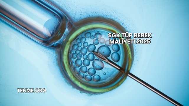 SGK Tüp Bebek Maliyeti 2025