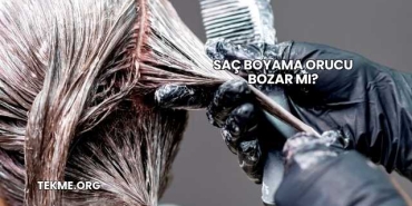 Saç Boyama Orucu Bozar mı?