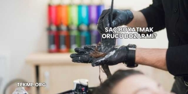 Saç Boyatmak Orucu Bozar mı?